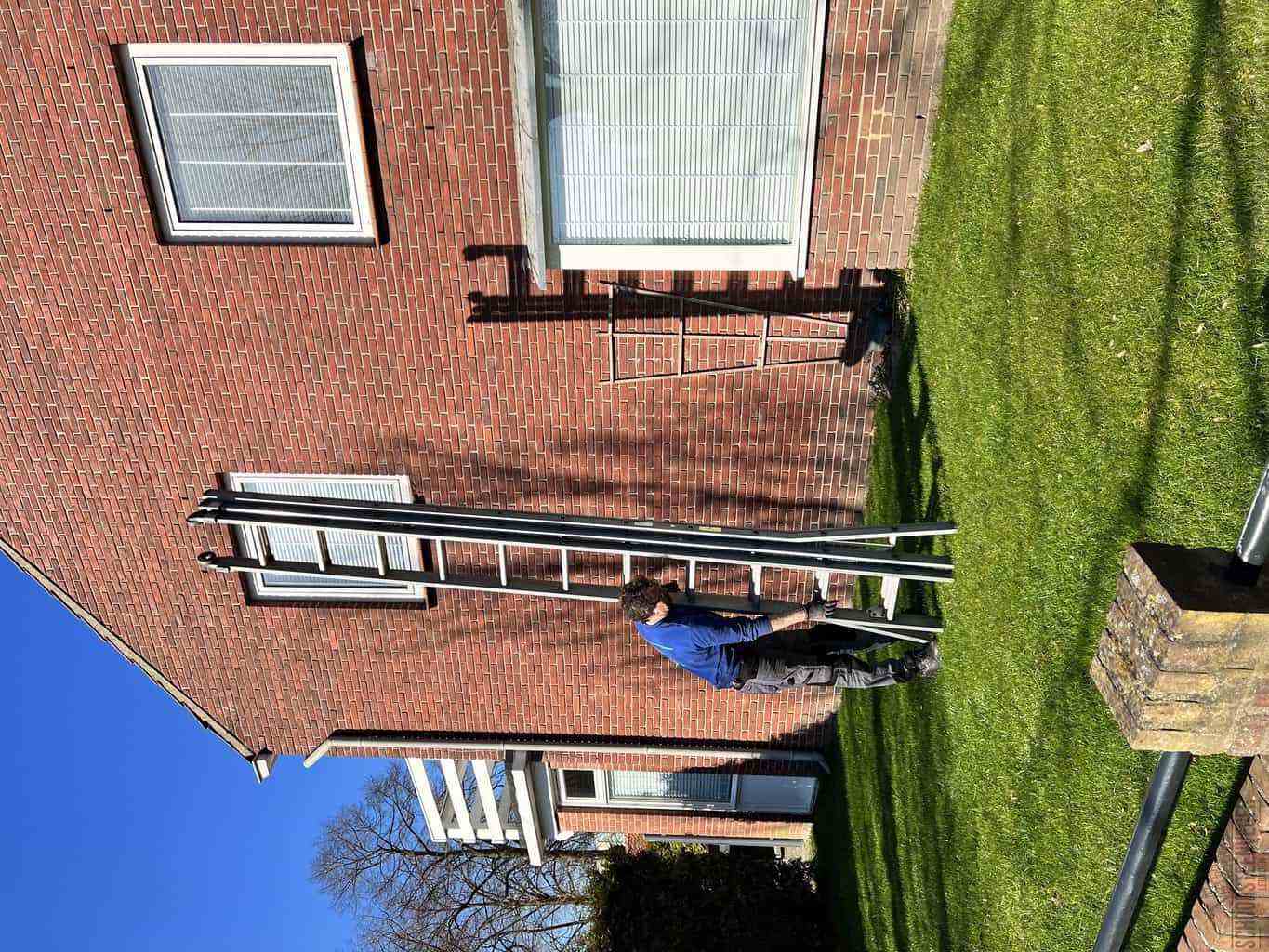 Leusden schoorsteenveger huis ladder